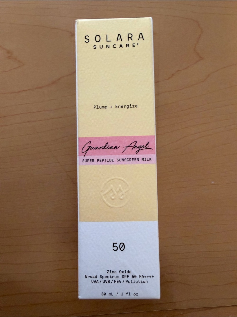Solara Guardian Angel Super Peptide Sunscreen Milk SPF 50 — Yellow